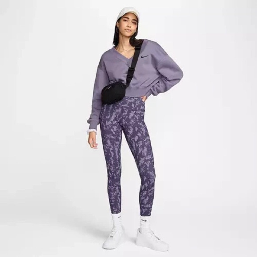 Nike‎ Women's Purple Patterned Leggings